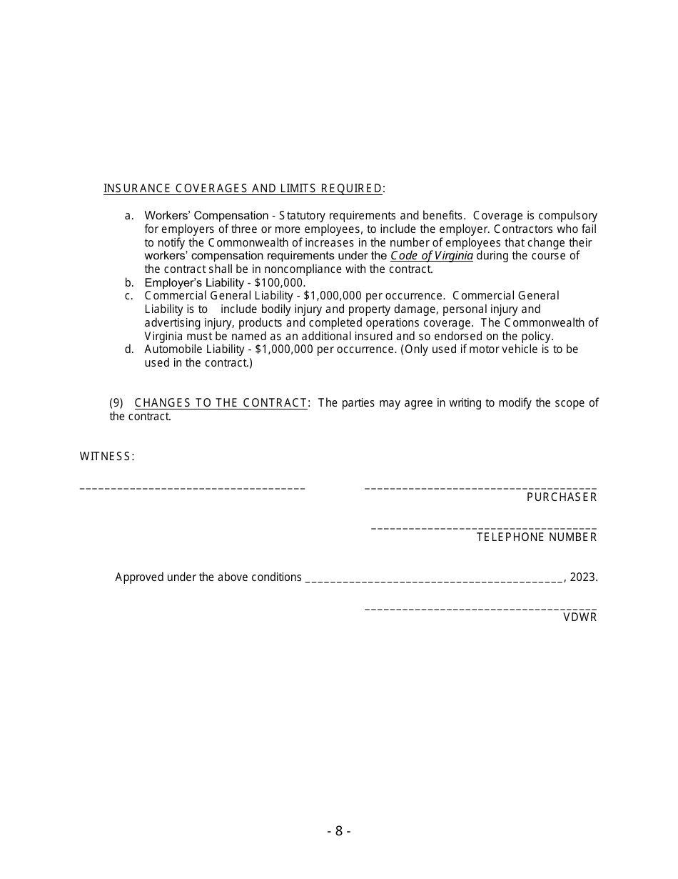 Notice of Timber Sale (Regeneration Harvest) - Phelps Wildlife Management Area - Virginia, Page 8