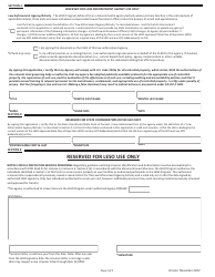 Application for Participation/Authorized Screeners Letter, Page 3