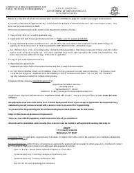 Form R-7 Application for Public Passenger Endorsement - Connecticut, Page 2