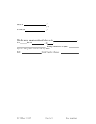Form DC3:2 Bond Assignment - Nebraska, Page 2