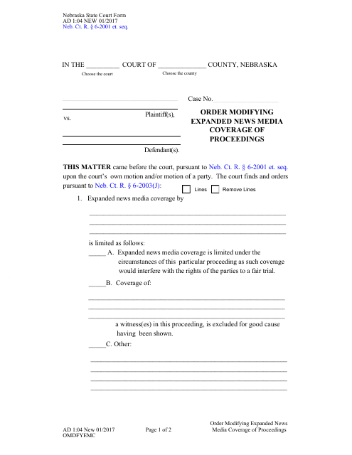 Form AD1:04  Printable Pdf