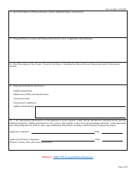 Water/Wastewater Pre-application Form - Arkansas, Page 3