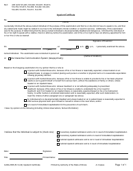 Document preview: Form IL462-2006 Inpatient Certificate - Illinois