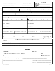 Document preview: Form HEA2757 Certificate of Adoption - Ohio