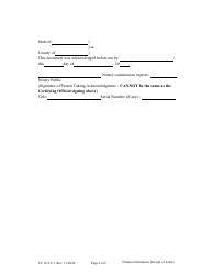 Form CC16:2.6.1 Financial Institution Receipt of Letters - Nebraska, Page 2