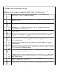 Form C Interim Teacher's Certificate Application Form for Internationally Trained Teachers - New Brunswick, Canada, Page 5