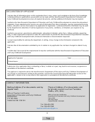 Form C Interim Teacher's Certificate Application Form for Internationally Trained Teachers - New Brunswick, Canada, Page 6