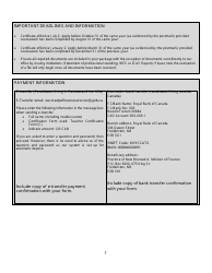 Form C Interim Teacher's Certificate Application Form for Internationally Trained Teachers - New Brunswick, Canada, Page 7