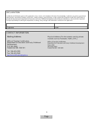 Form G Evaluation of Work Experience for Salary Purpose - New Brunswick, Canada, Page 3