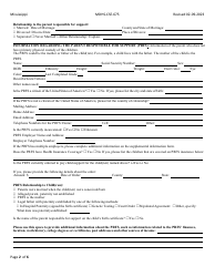 Form MDHS-CSE-675 Application for Child Support Services - Mississippi, Page 2