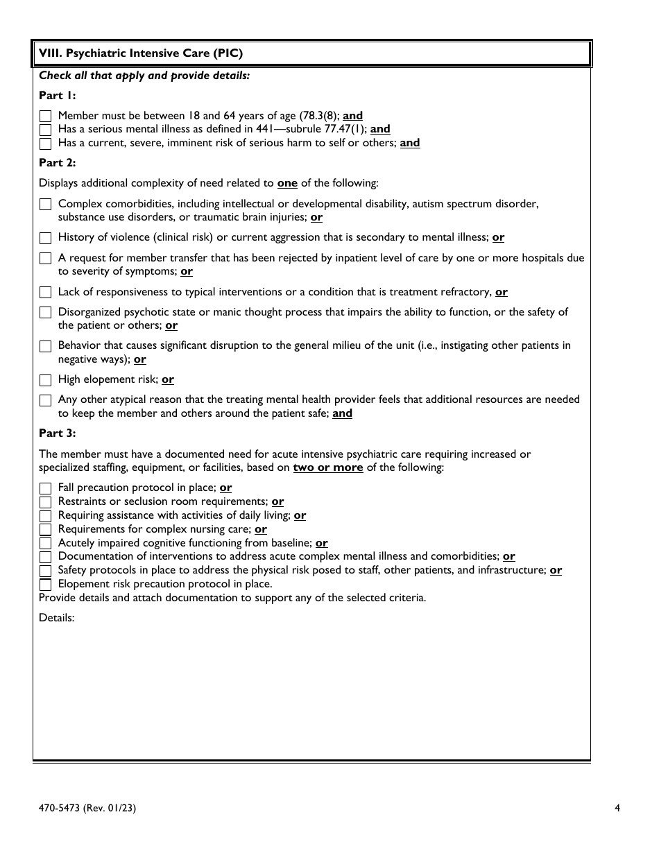 Form 470-5473 - Fill Out, Sign Online And Download Fillable Pdf, Iowa 