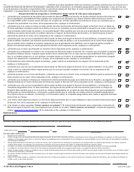 Formulario C-32.1 Acuerdo De Renuncia Segun La Seccion 32: Descargo De Responsabilidad Del Solicitante - New York (Spanish), Page 2