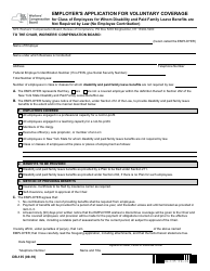 Document preview: Form DB-135 Employer's Application for Voluntary Coverage for Class of Employees for Whom Disability and Paid Family Leave Benefits Are Not Required by Law (No Employee Contribution) - New York