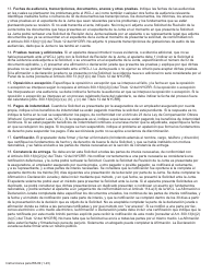 Formulario RB-89 Solicitud De Revision De La Junta - New York (Spanish), Page 2