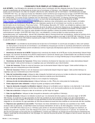 Form RB-89.1 Rebuttal of Application for Board Review - New York (French)