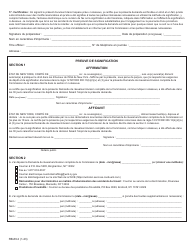 Form RB-89.2 Application for Reconsideration/Full Board Review - New York (French), Page 4