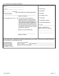 Form D-104 Acceptance Affidavit - City of Glendale, California, Page 2