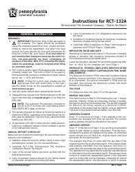 Form RCT-132A Pennsylvania Title Insurance Company Shares Tax Report - Pennsylvania, Page 5