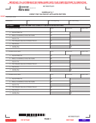 Form REV-803 Schedule C-7 Credit for Tax Paid by Affiliated Entities - Pennsylvania