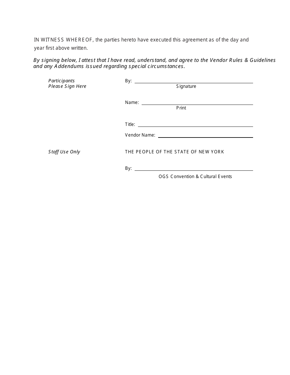 Ogs Permit Agreement - New York, Page 5