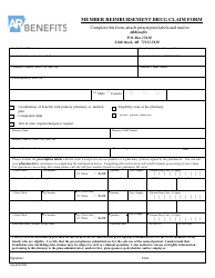 Arkansas Member Reimbursement Drug Claim Form Download Printable PDF ...