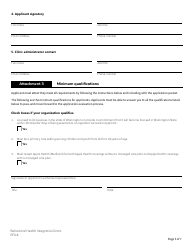 Form HCA82-0420 Behavioral Health Integration (Bhi) Grant Application - Washington, Page 3
