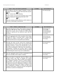 Form 041 (COM4522) Filing of Information Pertaining to a Control Bid - Ohio, Page 5