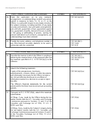 Form 041 (COM4522) Filing of Information Pertaining to a Control Bid - Ohio, Page 6