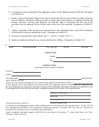 Form 6(A)(1) (COM4590) Register a Transaction in Securities for Future Sales First Form - Ohio, Page 4