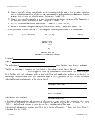 Form 6(A)(2) (COM4591) Register a Transaction in Securities for Future Sales Second Form - Ohio, Page 4