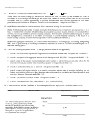 Form 6(A)(3) (COM4592) Registration for the Sale of Securities Representing an Interest in a General Partnership, Limited Partnership, Partnership Association, Limited Liability Company, Syndicate, Pool, Trust, Trust Fund or Other Unincorporated Association - Ohio, Page 3