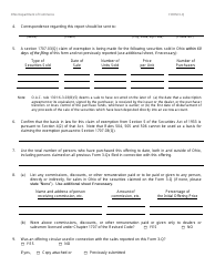 Form 3-Q (COM4596) Report of Sale of Securities - Ohio, Page 2