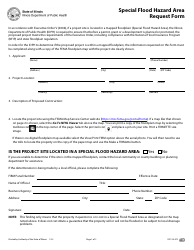 Document preview: Special Flood Hazard Area Request Form - Illinois