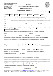 Document preview: Tissue and Sperm Bank Registration - Illinois