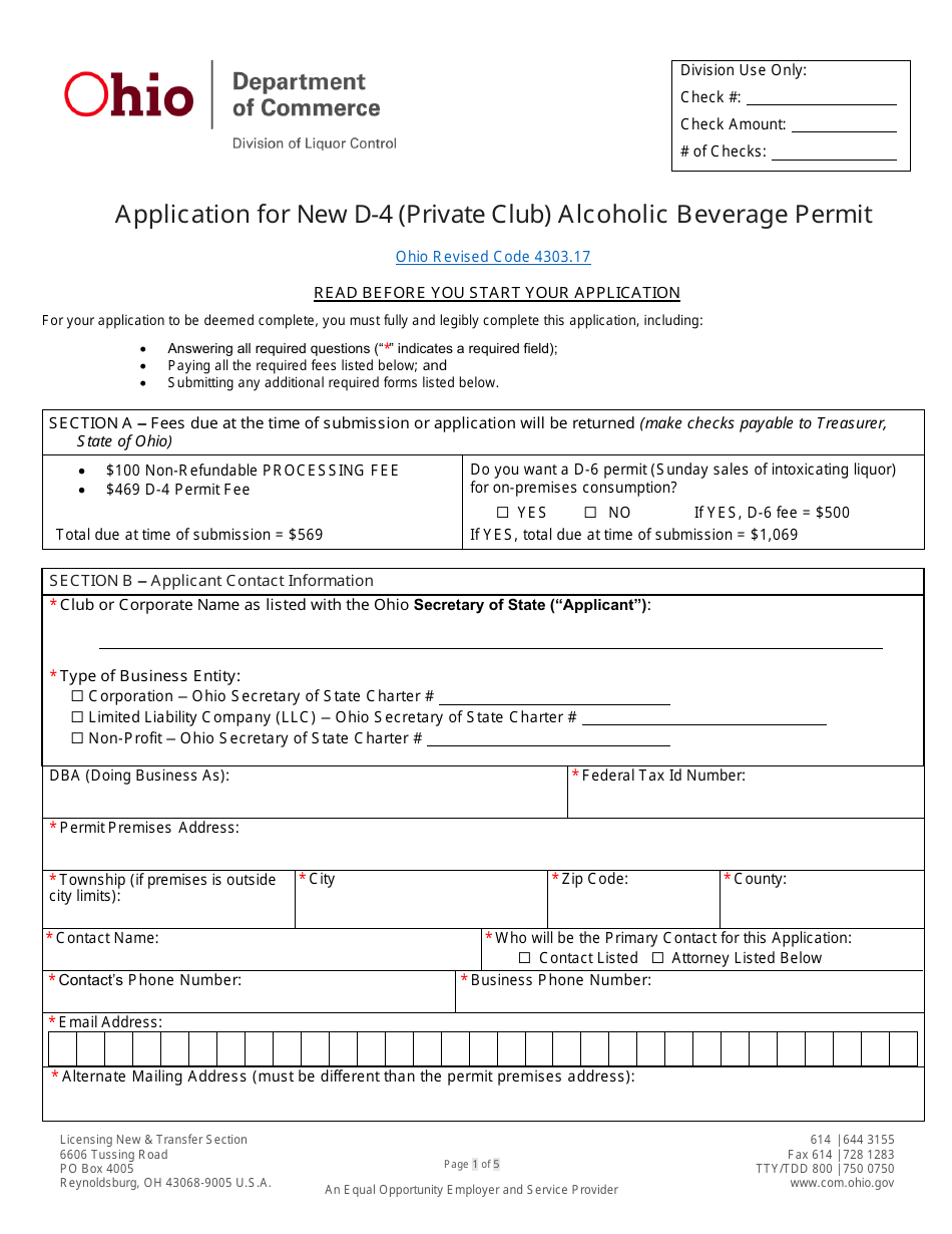 Form DLC4171_D-4 (LIQ-18-0020) - Fill Out, Sign Online And Download ...