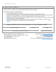 Form DLC4113_D-5A (LIQ-18-0020) Application for New D-5a Alcoholic Beverage Permit for a Hotel or Motel - Ohio, Page 6