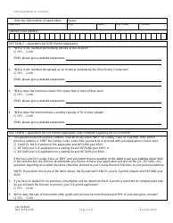 Form DLC4113_D-5E (LIQ-18-0020) Application for New D-5e Alcoholic Beverage Permit for a Non-profit/Charitable Organization Riverboat - Ohio, Page 2