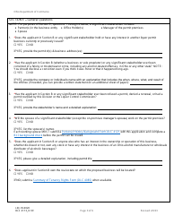 Form DLC4113_D-5E (LIQ-18-0020) Application for New D-5e Alcoholic Beverage Permit for a Non-profit/Charitable Organization Riverboat - Ohio, Page 3