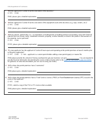 Form DLC4113_D-5E (LIQ-18-0020) Application for New D-5e Alcoholic Beverage Permit for a Non-profit/Charitable Organization Riverboat - Ohio, Page 4