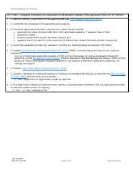 Form DLC4113_D-5E (LIQ-18-0020) Application for New D-5e Alcoholic Beverage Permit for a Non-profit/Charitable Organization Riverboat - Ohio, Page 5