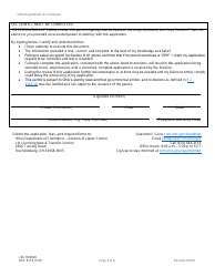 Form DLC4113_D-5E (LIQ-18-0020) Application for New D-5e Alcoholic Beverage Permit for a Non-profit/Charitable Organization Riverboat - Ohio, Page 6