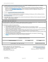 Form DLC4113_D-5K (LIQ-18-0020) Application for New D-5k Alcoholic Beverage Permit at a Botanical Garden - Ohio, Page 5