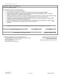 Form DLC4113_D-6 (LIQ-18-0020) Application for New D-6 Alcoholic Beverage Permit for Sunday Sales - Ohio, Page 3