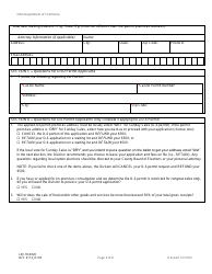 Form DLC4113_D-5O (LIQ-18-0020) Application for New D-5o Alcoholic Beverage Permit at a Restaurant in a Casino - Ohio, Page 2