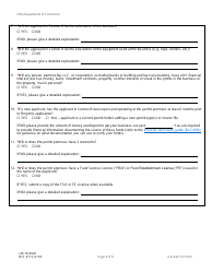 Form DLC4113_D-5O (LIQ-18-0020) Application for New D-5o Alcoholic Beverage Permit at a Restaurant in a Casino - Ohio, Page 4