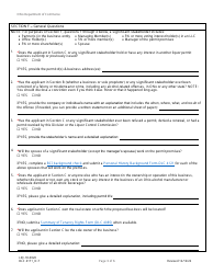 Form DLC4171_D-7 (LIQ-18-0020) Application for New D-7 Alcoholic Beverage Permit Within a Resort Area - Ohio, Page 3