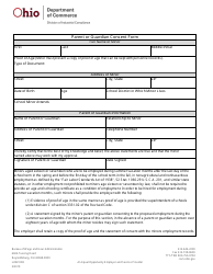 Document preview: Form LAW1008 Parent or Guardian Consent Form - Ohio