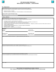 Form E400 C Application for Licence to Operate a Customs Sufferance Warehouse - Canada (English/French), Page 3