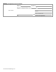 Form CC-612-001 Camping Resort Company Registration Application - Washington, Page 3