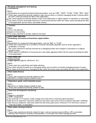 Form RE-623-125 Real Estate Instructor Approval Application - Washington, Page 3